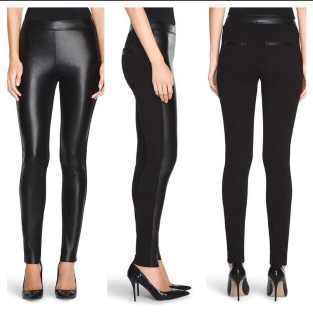 White House Black market Vegan leather pants